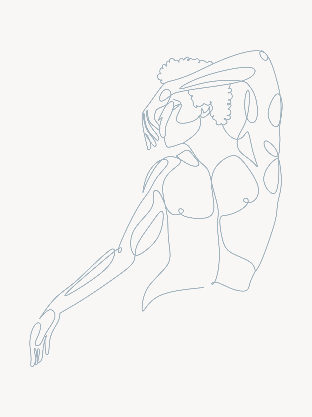 Illustration representing myofascial release in London, showing ease and freedom of movement through the body.